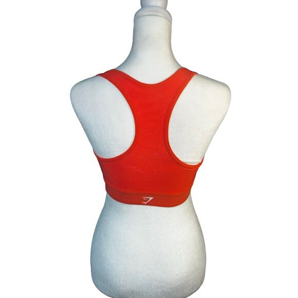 GYMSHARK Womens Lightweight High Support Training Sports Bra, Small, Coral Color - Picture 5 of 10